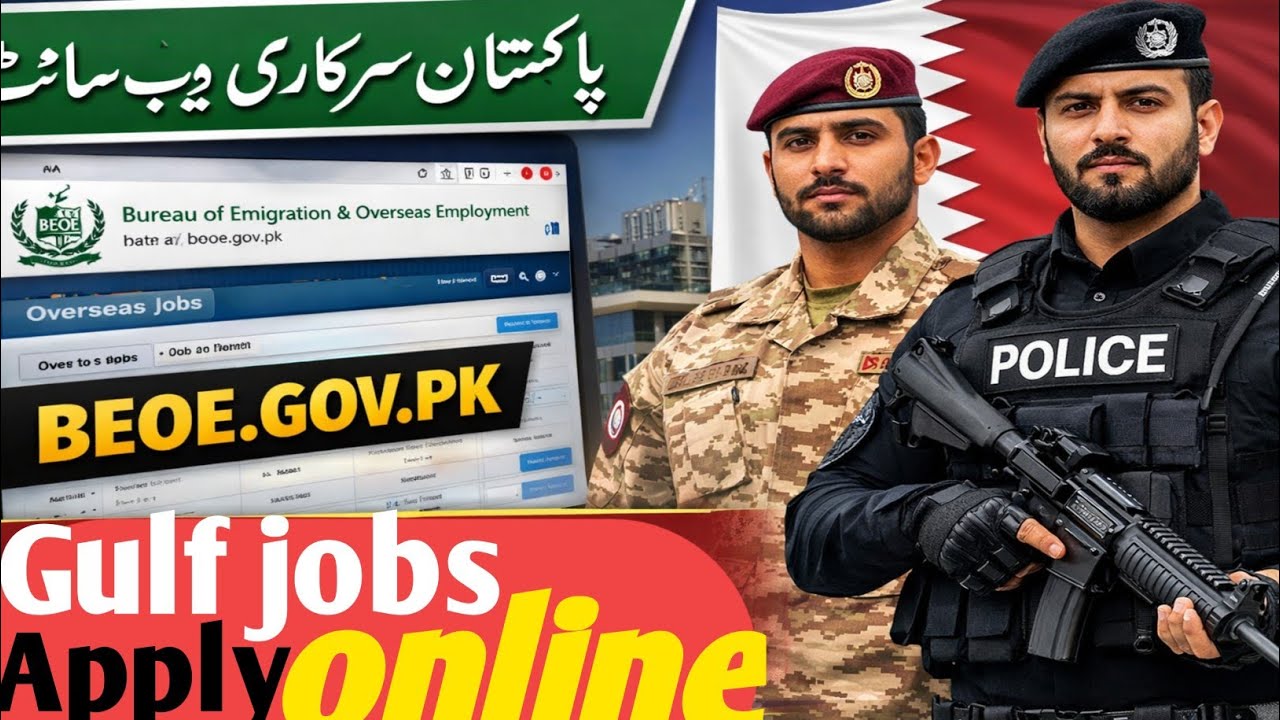 Qatar Police and Army Jobs for Pakistanis | Verify from Official Website