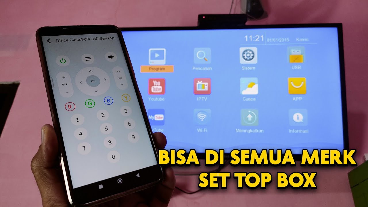 Cara Menjadikan Hp Sebagai Remote Set Top Box