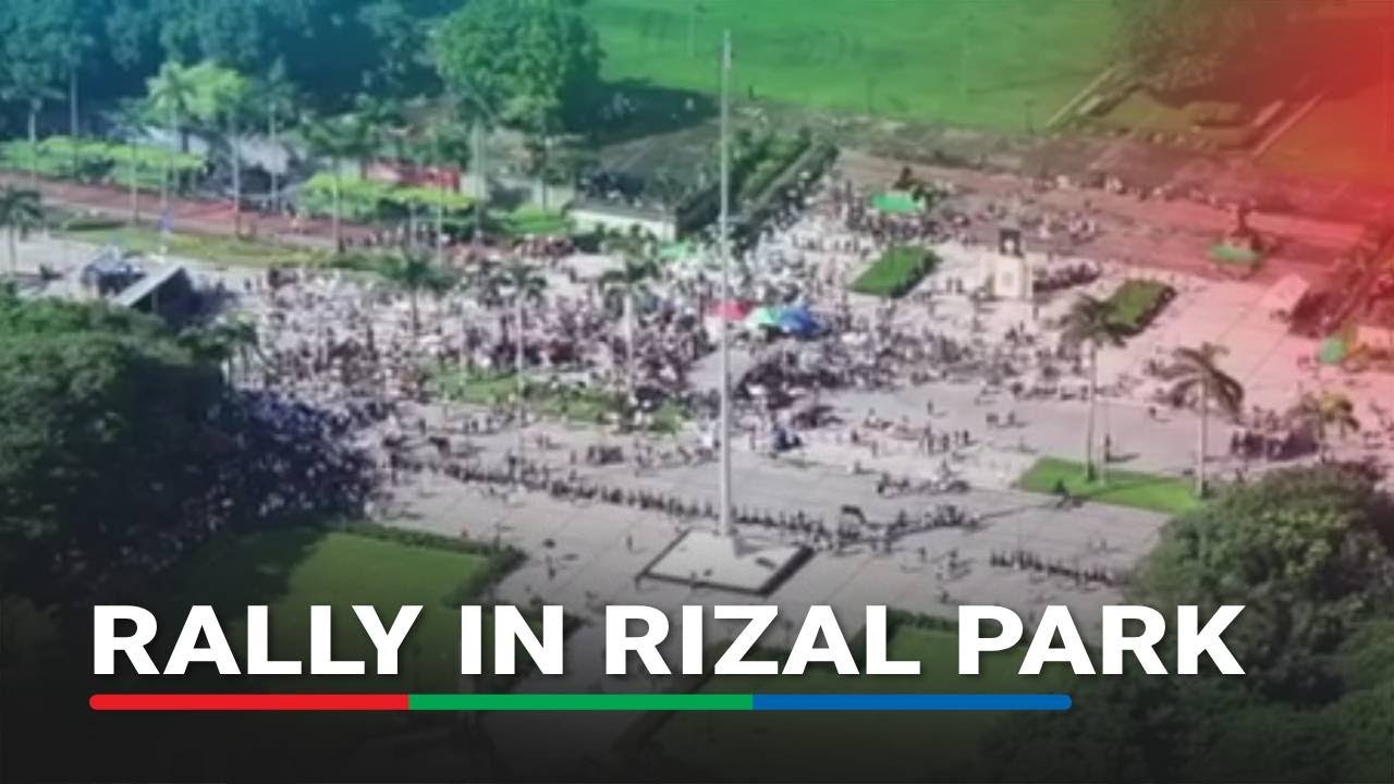 Drone video shows Luneta crowd as of 8 a.m. | ABS-CBN News