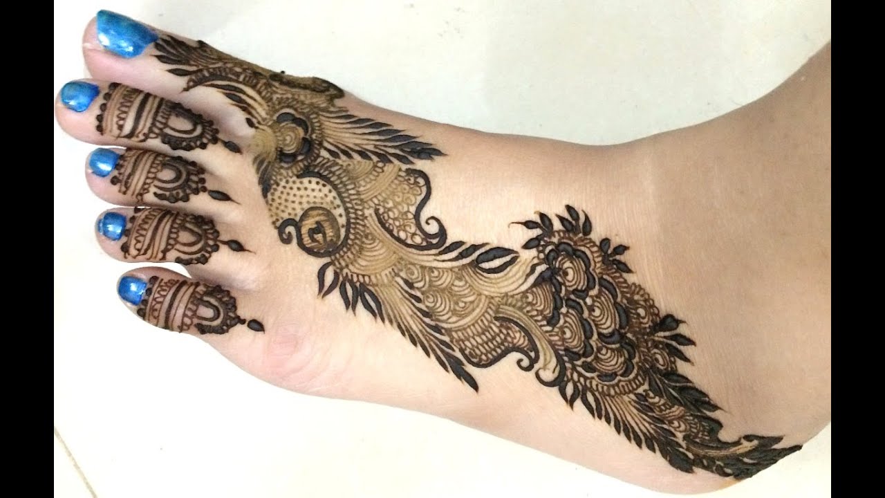 Easy Arabic Mehendi For Feet : 2016 Mehndi Design On Feet(EID)