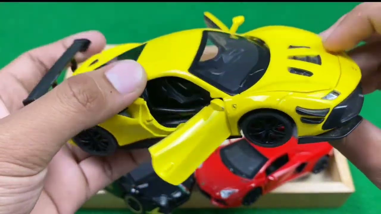 Box Full of Model Cars -Mazda Mx5, Koenigesgg Jesko, Lamborghini Scv12, Byd Yang Wang U8, Toyota Car