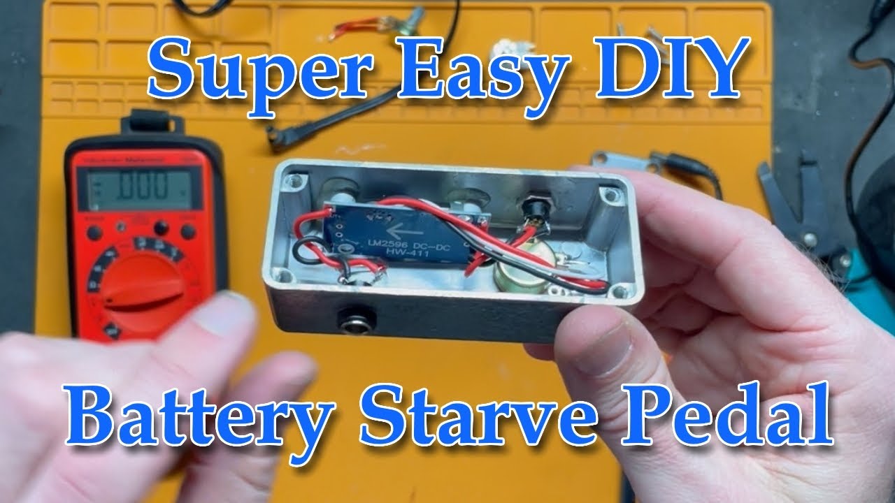 Build a Battery Starve Pedal for About $11 (Easy DIY FX)