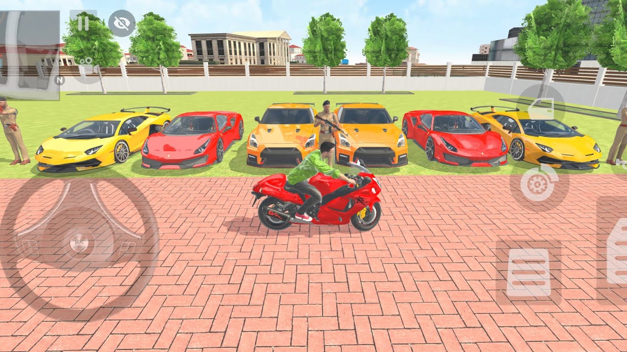 🎮 Franklin order by 2️⃣Orenge 2️⃣Red2️⃣ Yellow Super Car's in 🇮🇳 Indian Theft Auto Simulator 🎮