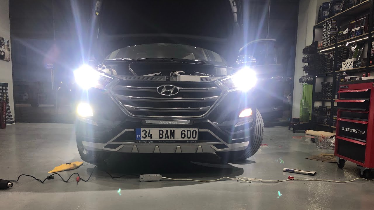 Hyundai Tucson Led xenon Dönüşüm Kısa uzun viraj sia led xenon
