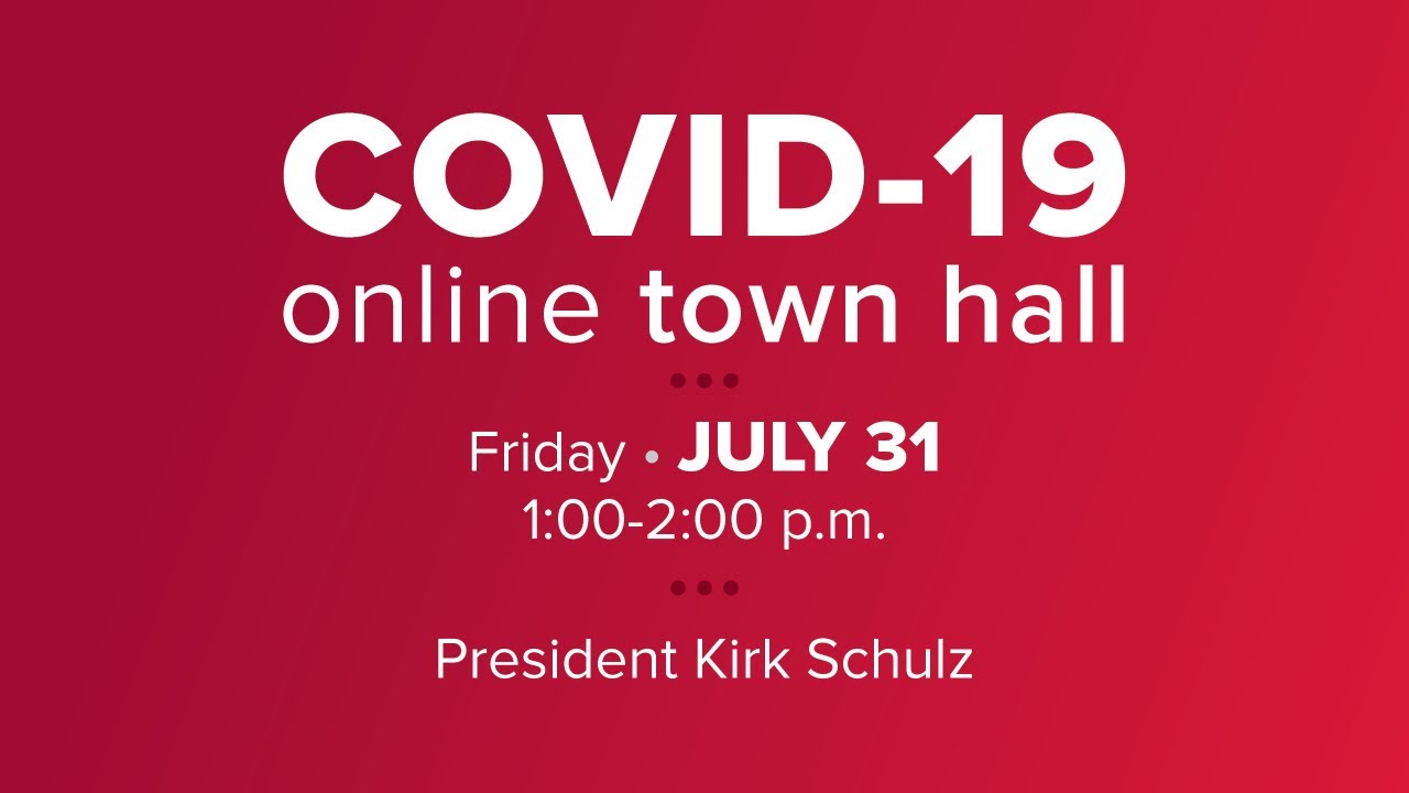 WSU COVID-19 Town Hall July 31, 2020