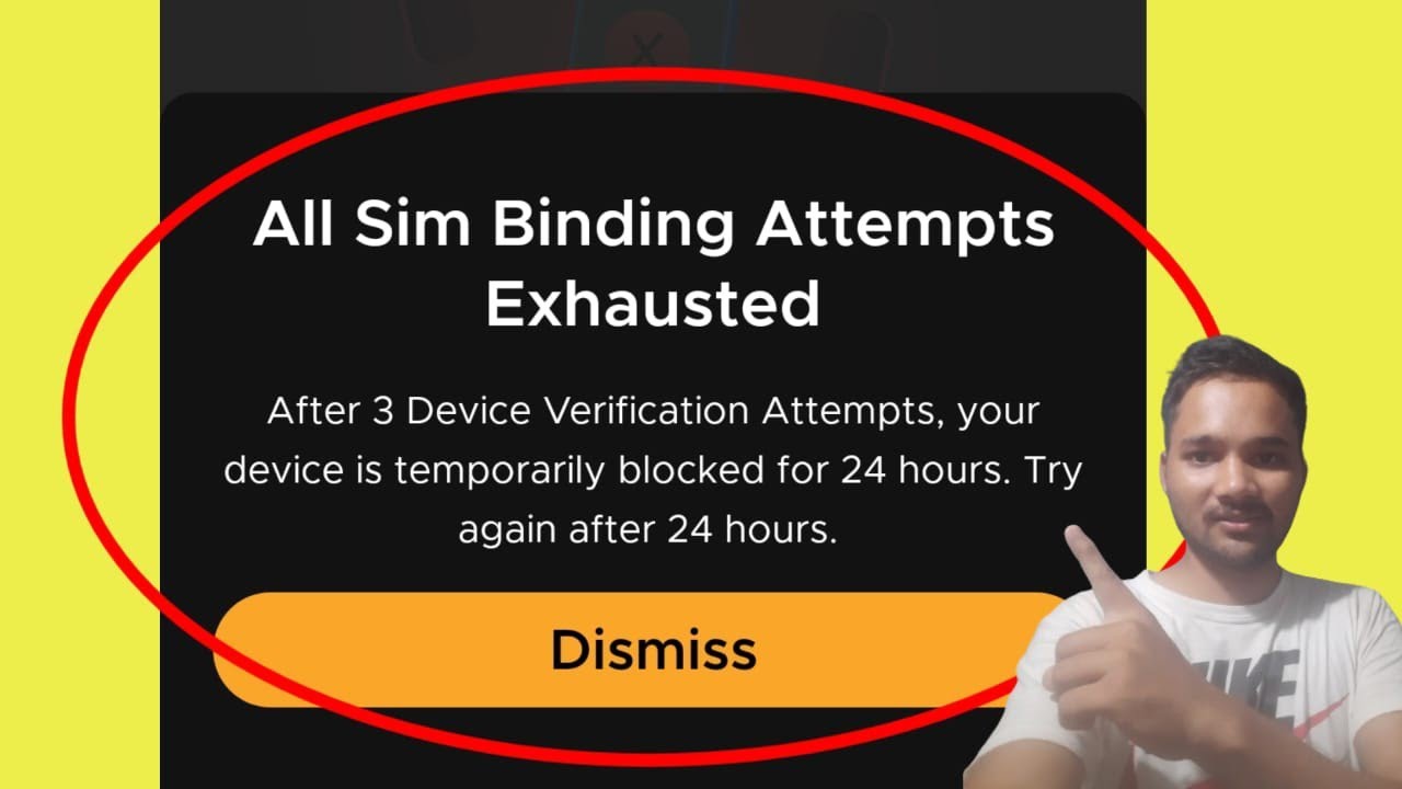 Fix Fampay All Sim Binding Attempts Exhausted Problem