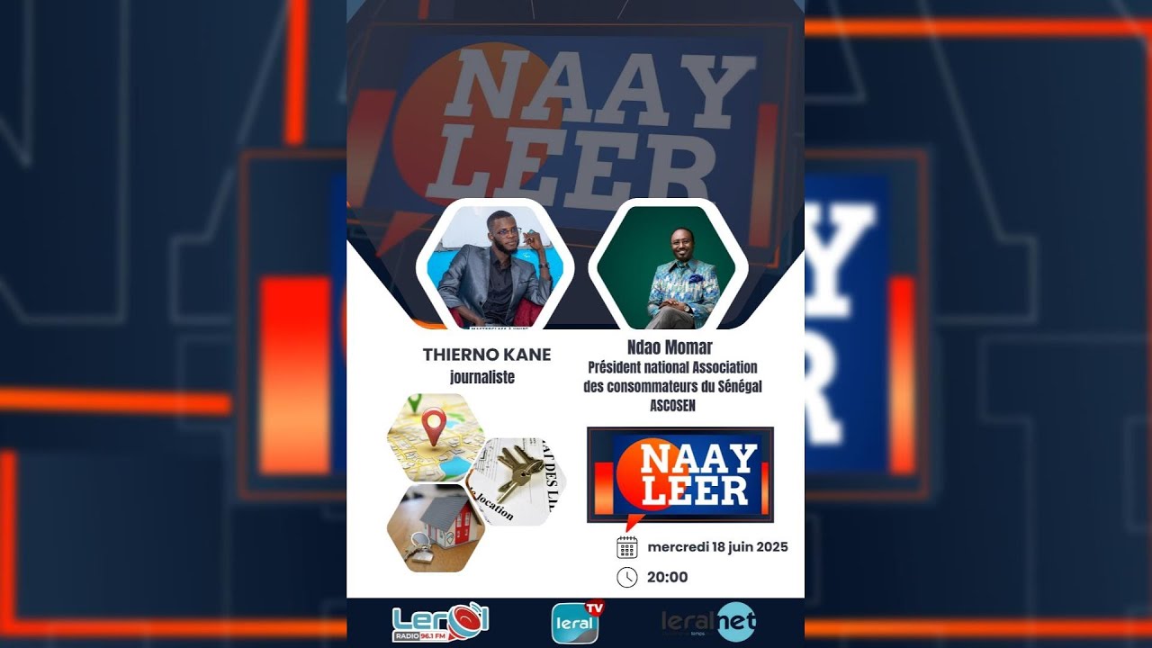 NAAY LEER : La situation des locataires au Sénégal avec Momar Ndao Ascosen   #leraltv