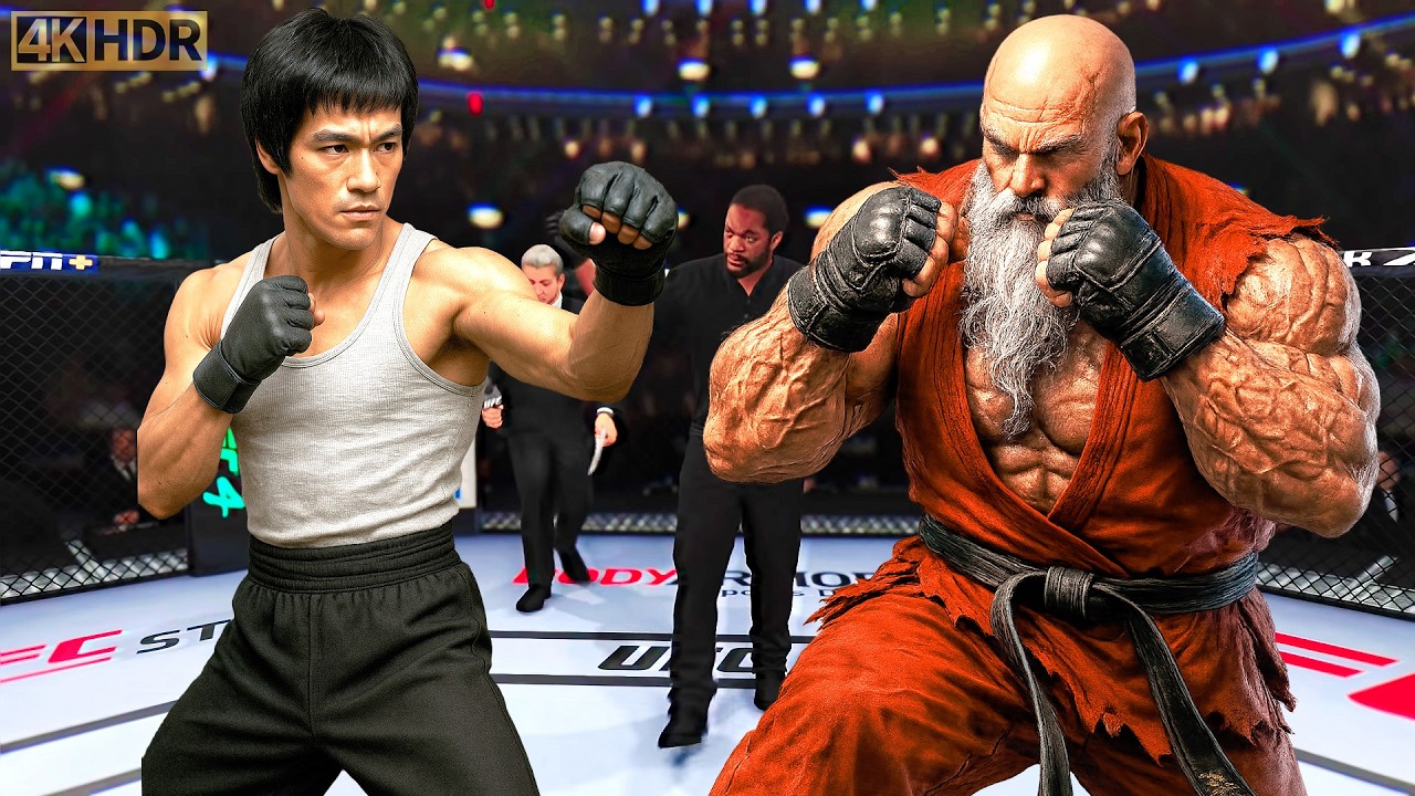 TRUE Bruce Lee vs. Old Fighter REMATCH | EA Sports UFC 5