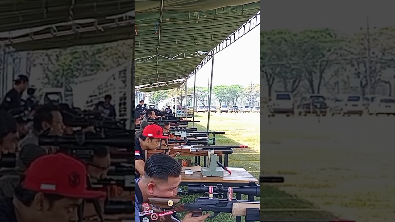 Lomba Menembak Senapan Angin PCP Benchrest Extreme #hunting #nembak #perbakin #senapanangin #viral