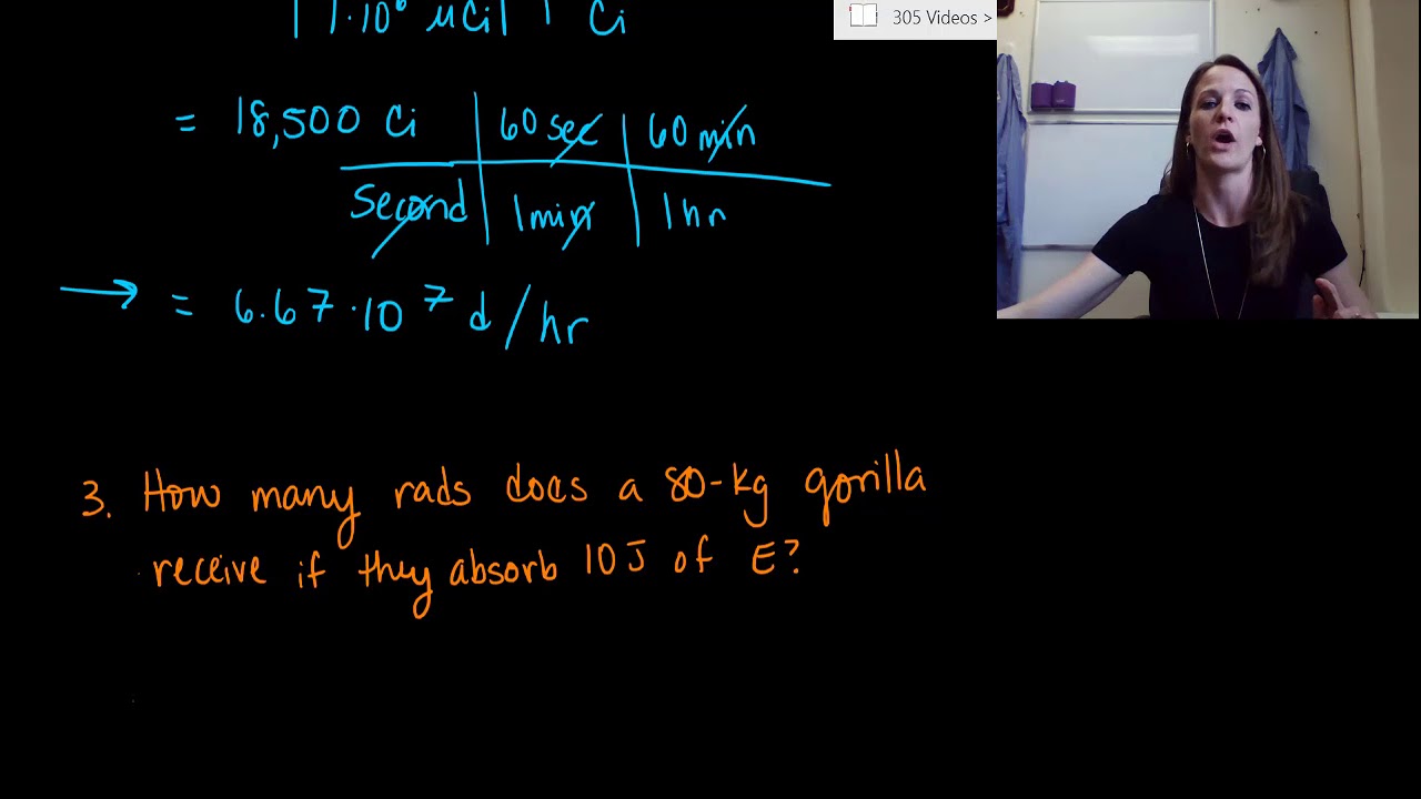 Practice Units of Radiation