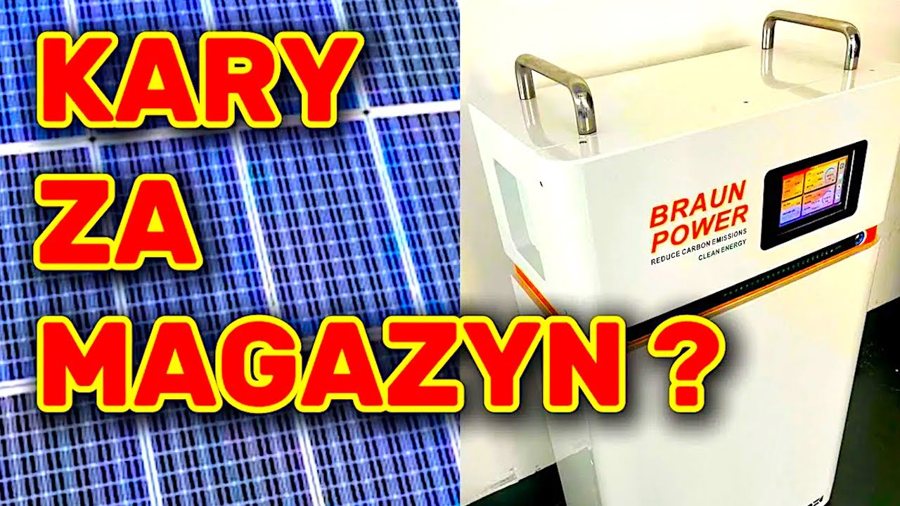 TO JEST WOJNA Z  NASZYMI INSTALACJAMI ! KARY ZA MAGAZYNY, KARY ZA FOTOWOLTAIKĘ, KARY ZA FALOWNIK?