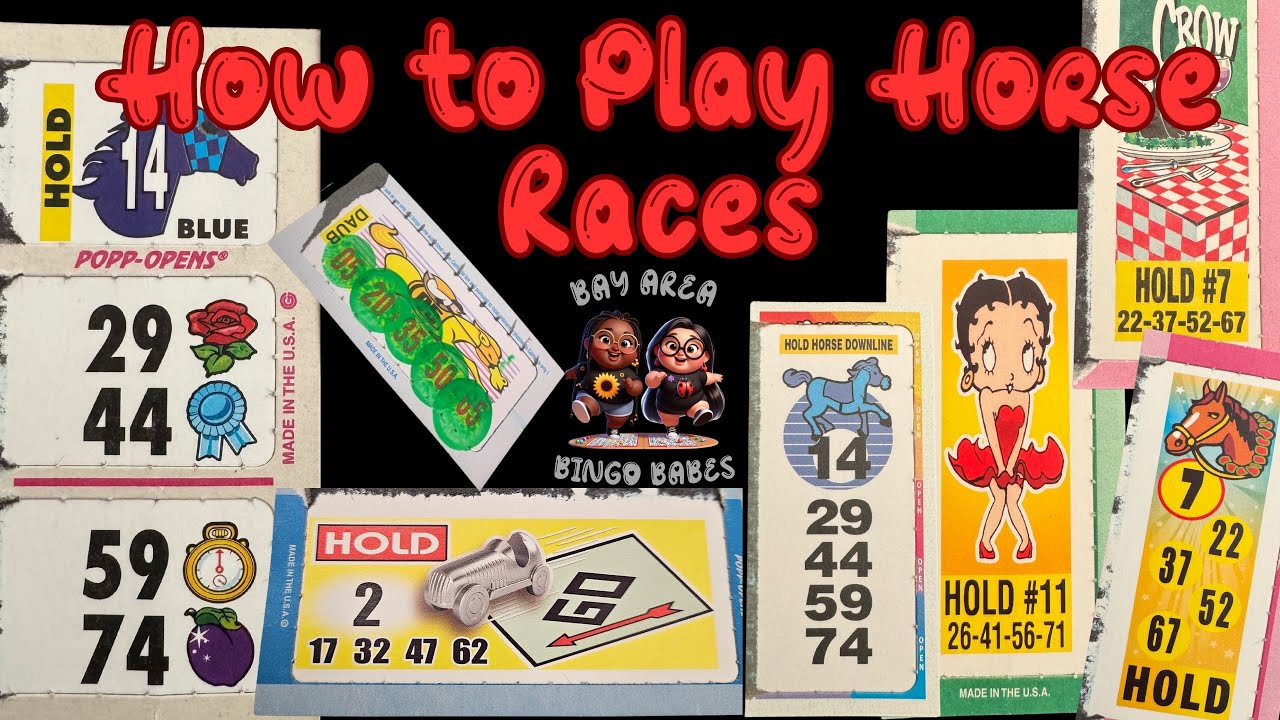 How to Play Bingo: Horse Race/Downline Pull Tabs!