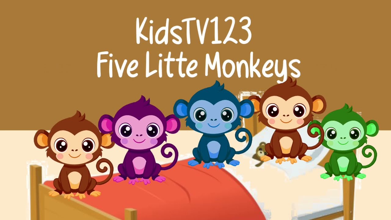 Kids TV 123 Five Little Monkeys Children Songs