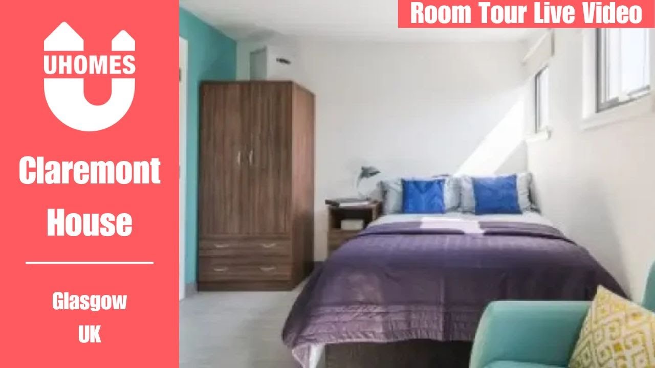 The Private Student Accommodation In Glasgow - Claremont House [Room Tour]