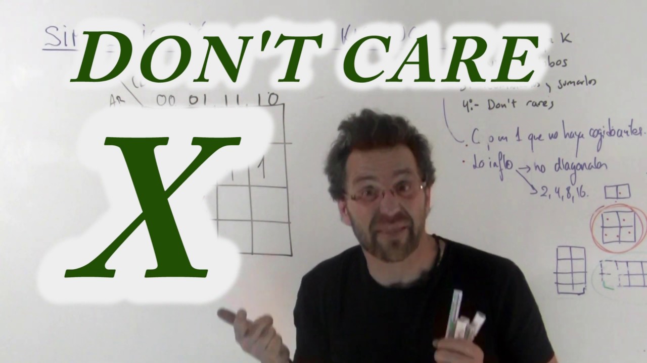 ¿Qué son los Don't care? ¿cómo se utilizan cogen en Karnaugh?