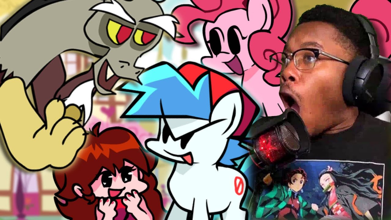 BF TURNED INTO A PONY.. | Friday Night Funkin' (Pinkie Pie 2.0)