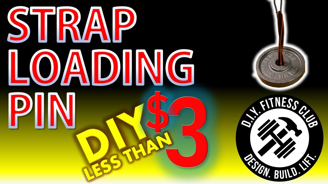 $3 Easy DIY HACK - Strap Loading Pin (For Home Gym Cable Pulley System)
