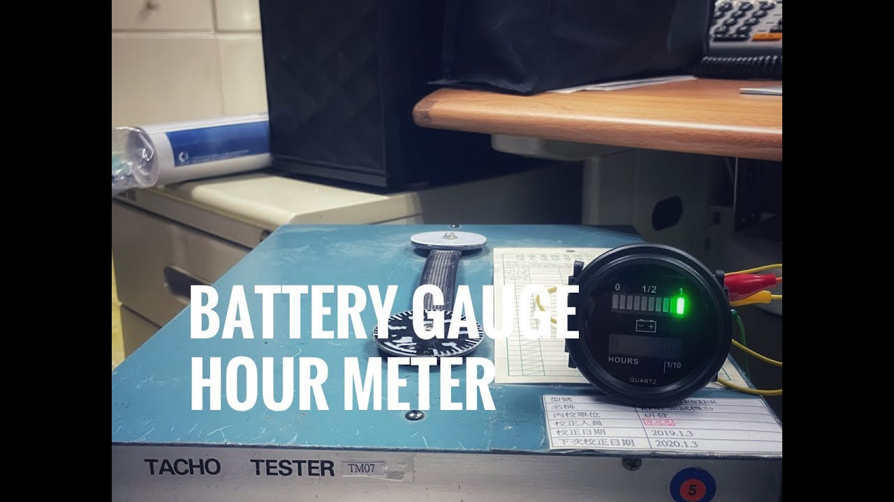 B02-B004 Battery Level Indicator & Hour meter | RICO Instrument