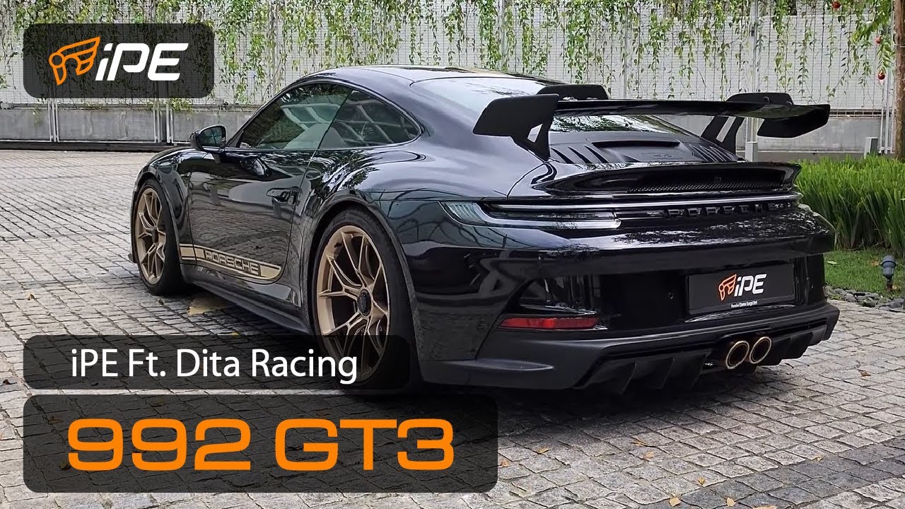 Porsche 992 GT3 Equipped with iPE Titanium Catback Exhaust System Ft. @DitaRacingOfficial