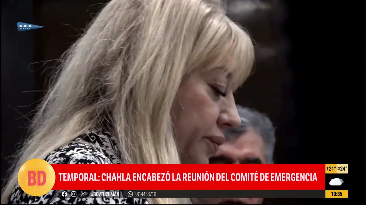 Temporal: Chahla encabezó la reunión del comité de emergencia