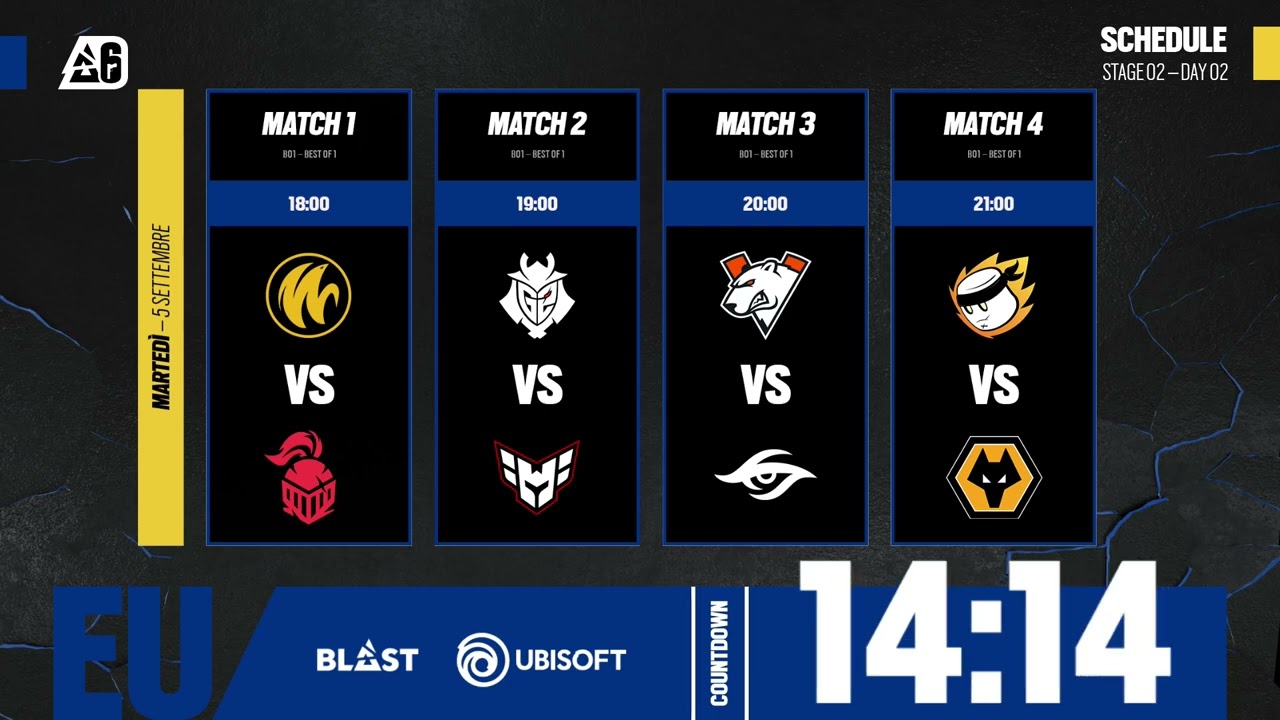 BLAST R6 Europe League | Stage 2 - Day 2