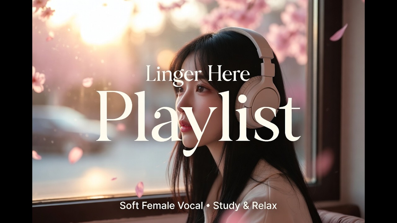[Playlist] 🌸 Cozy Female Vocal Cafe Playlist | Soft Indie Songs for Study & Deep Relaxation