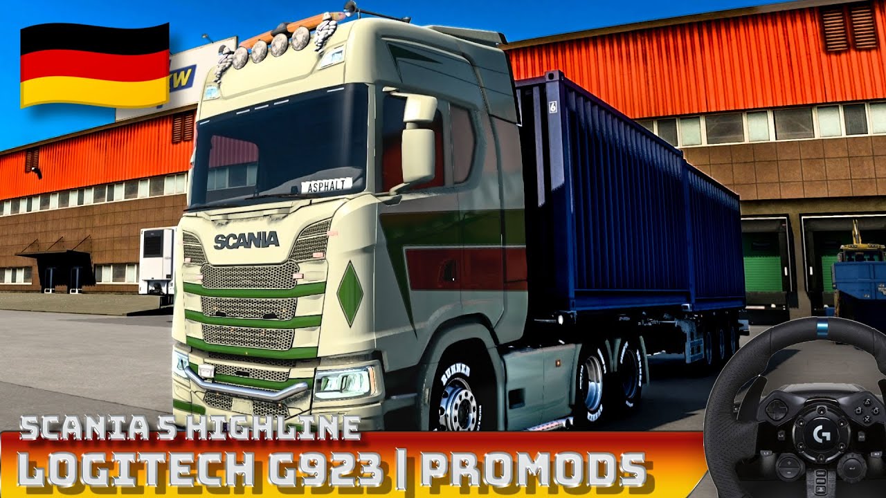 ETS2 |VON STUTTGART NACH M&Uuml;NCHEN | ProMods 2.63 | Logitech G923 | Gameplay