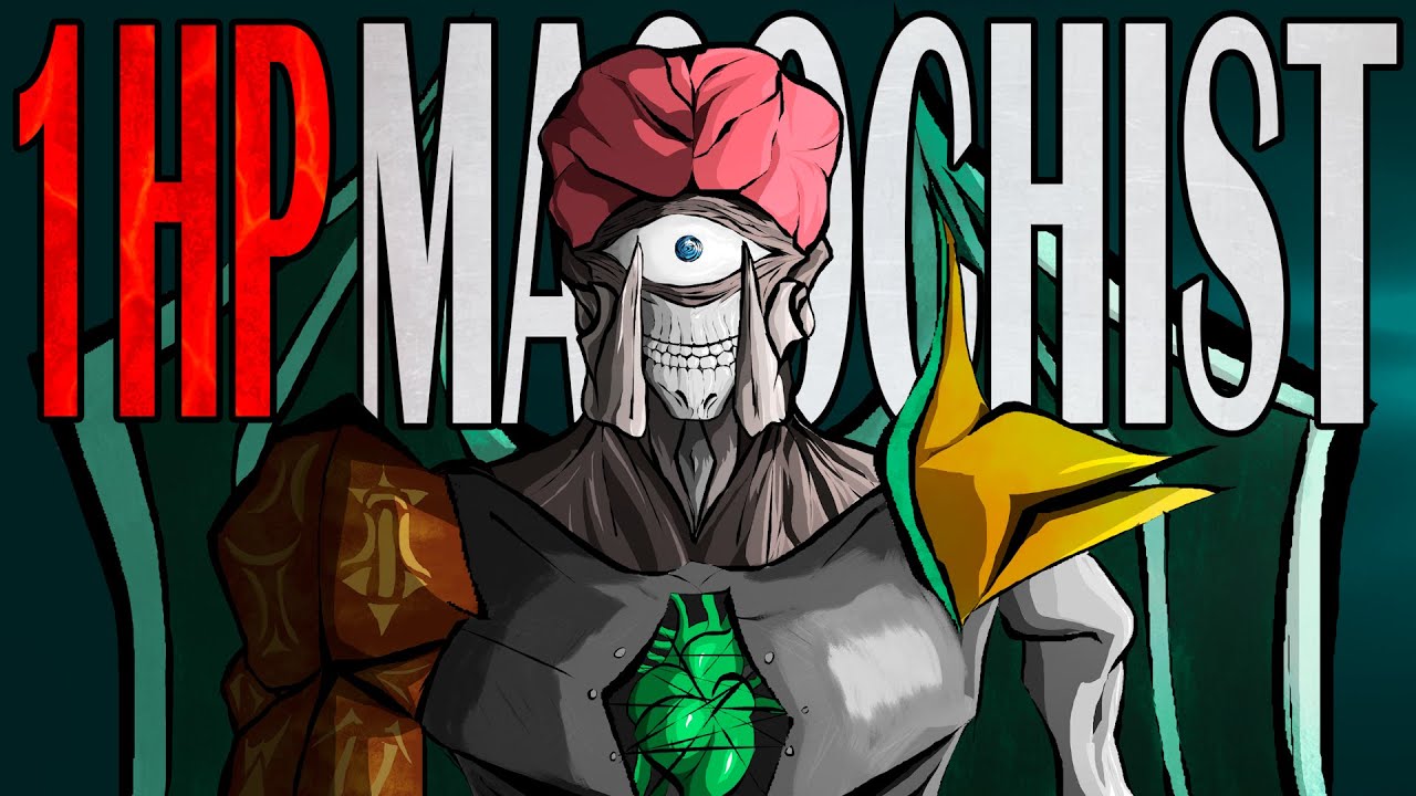 How I Beat Masochist Mode with 1 Max HP (feat. 11174 DEATHS)