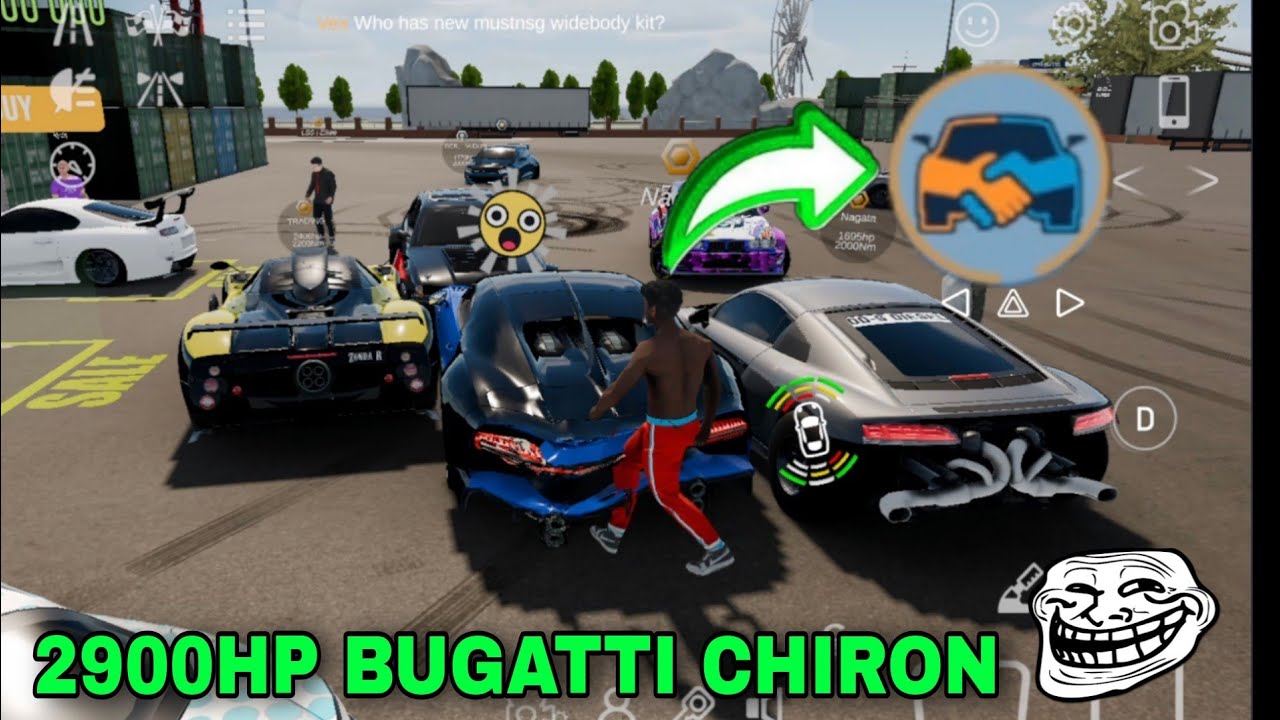 Забавно 🤣 Ролевая игра | Обмен моего 2900-сильного Bugatti Chiron | cpm 2