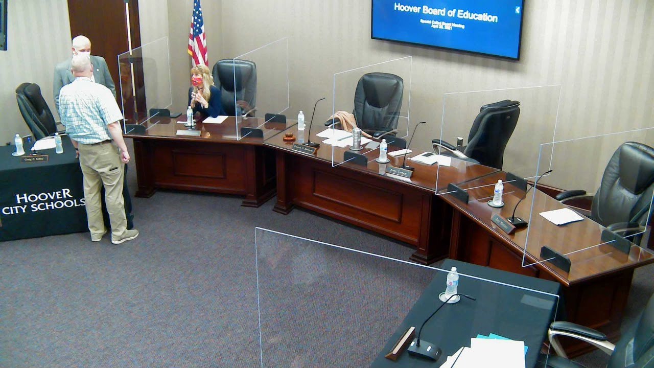 Hoover City Schools Special Called Board Meeting 4/28/2021