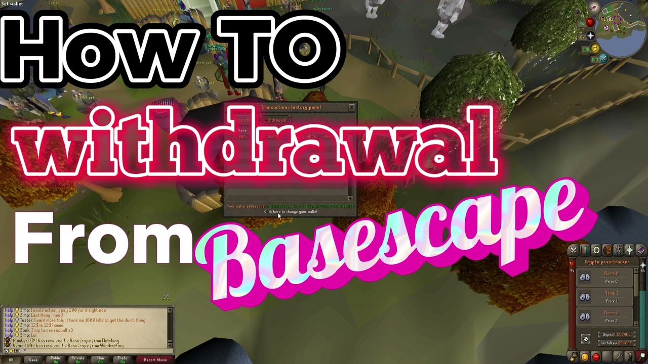 How To Withdrawal From BaseScape RSPS!
