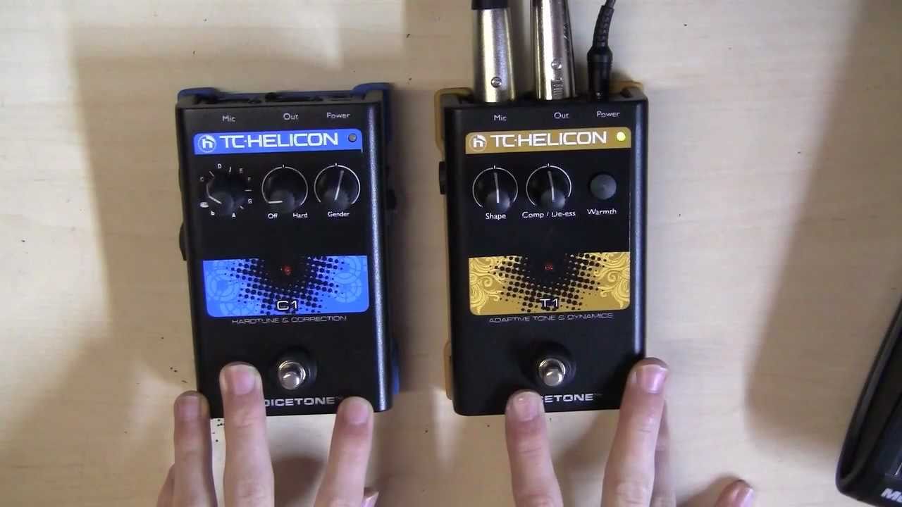 TC Helicon VoiceTone Pedals C1 & T1 Review