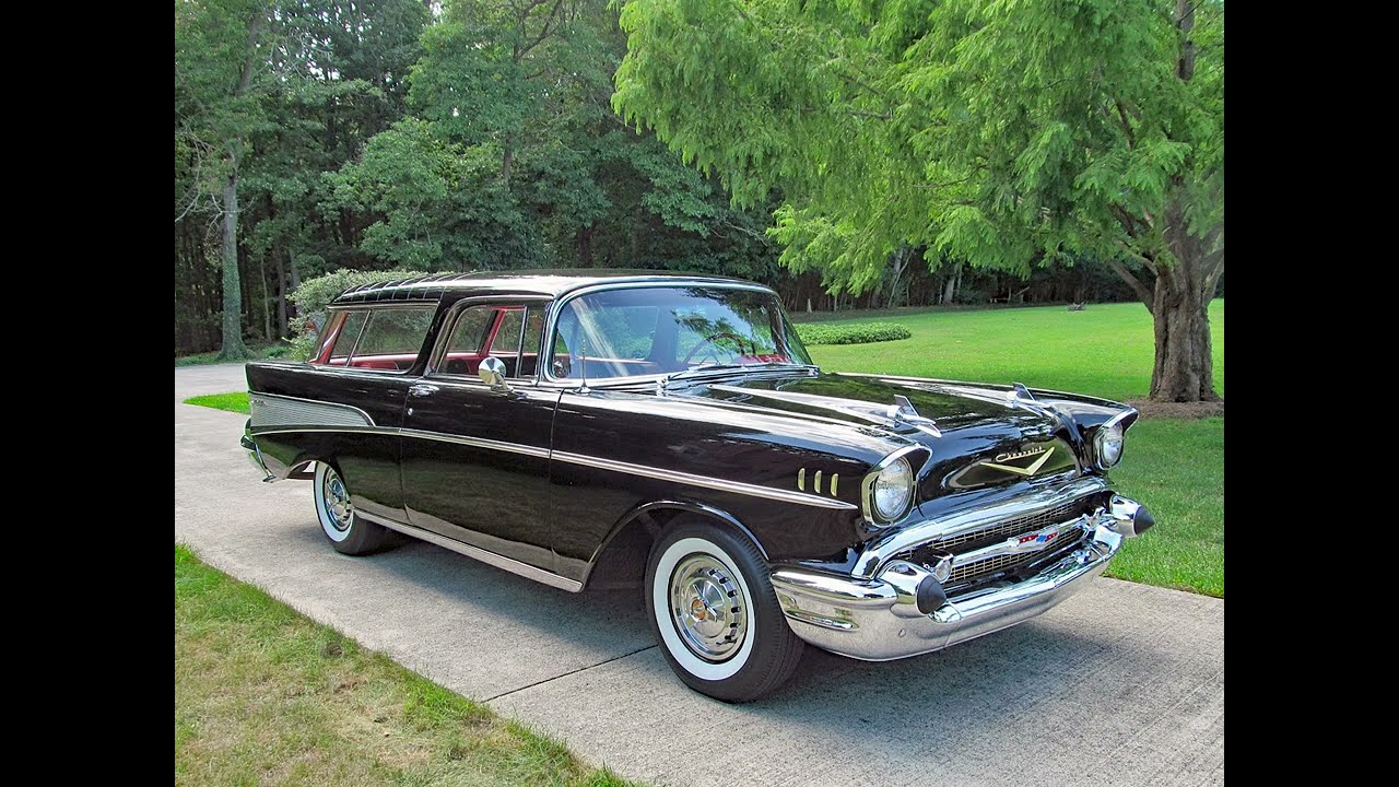 1957 Chevrolet Bel-Air Nomad FOR SALE www.petersmotorcars.com