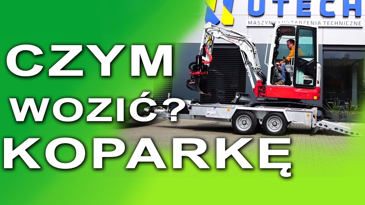 IFOR WILLIAMS MOCNA PRZYCZEPA DO TRANSPORTU KOPARKI UTECH