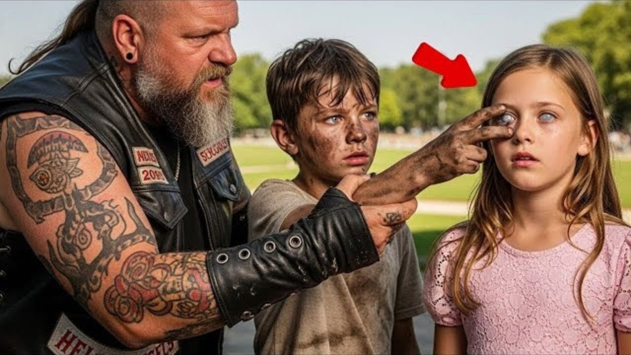 A biker’s daughter was born blind—until a homeless boy did something unbelievable.