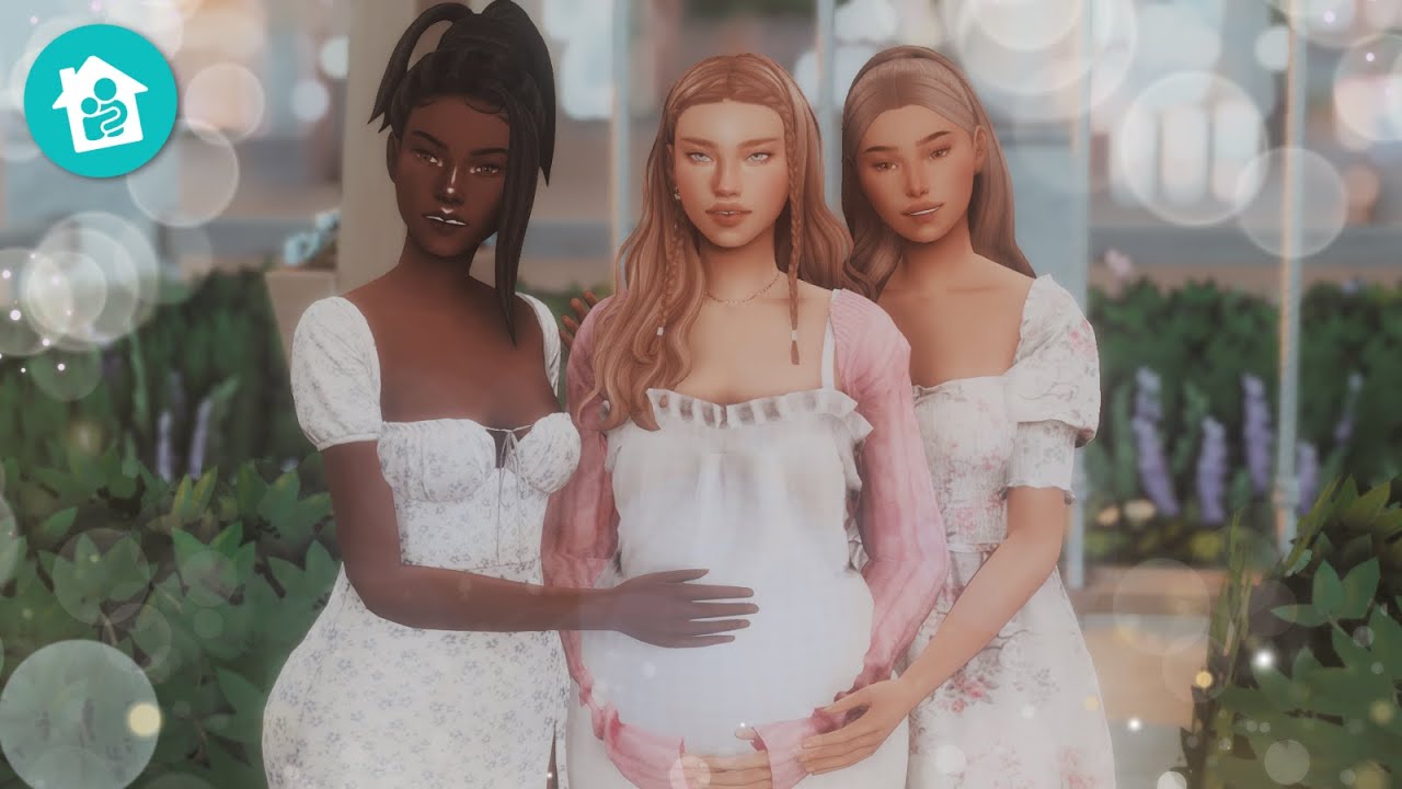 EP O9 - another pregnancy, gender reveal & our first day at work!  - The Sims 4 - Growing Together 🤍
