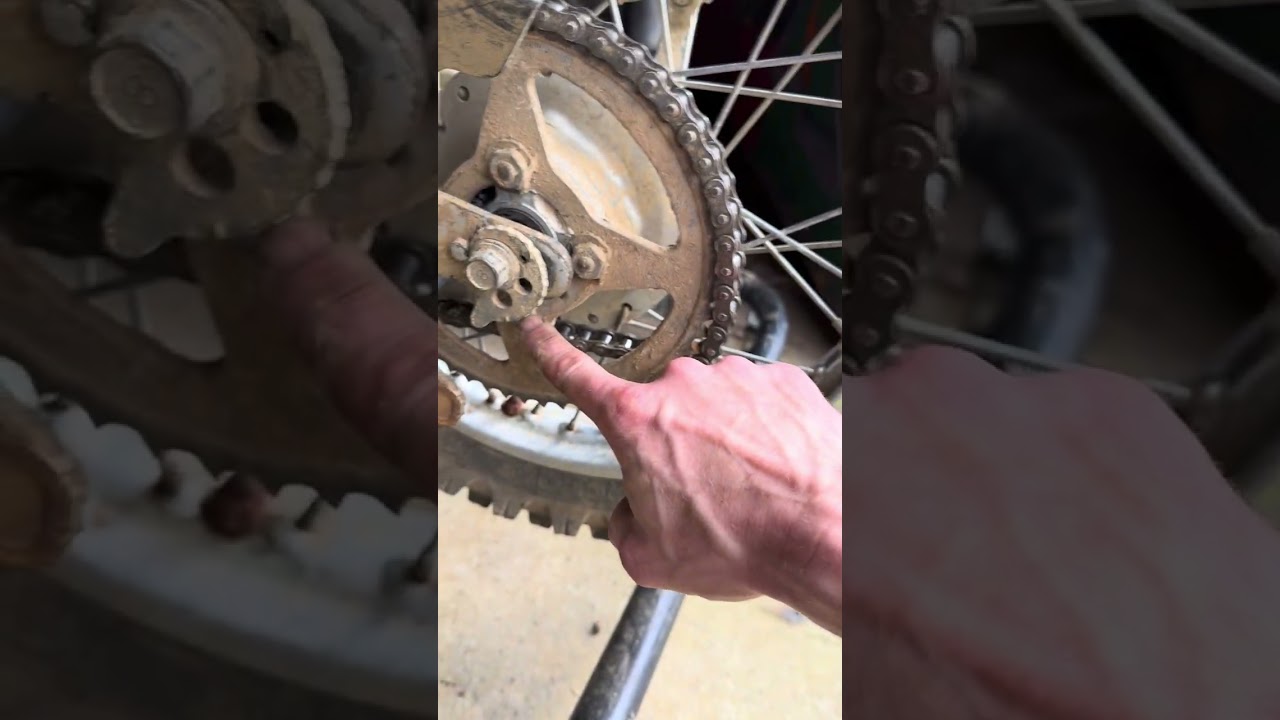 Yamaha TTR 125 How to convert your little wheel bike to a big wheel bike!! #learning #diy 