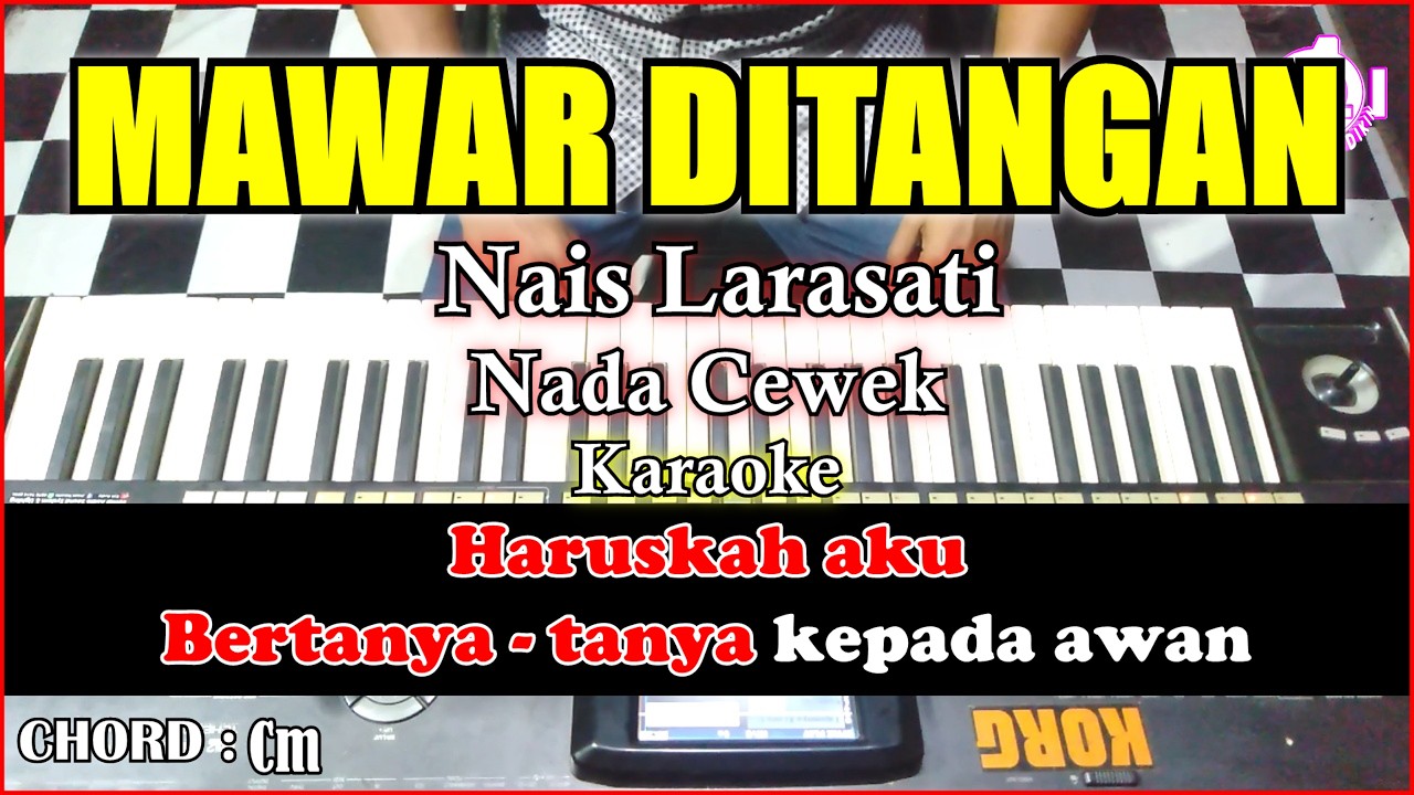 MAWAR DITANGAN MELATI DIPELUKAN Karaoke Nais Larasati | Cover Korg Pa3x Nada Cewek