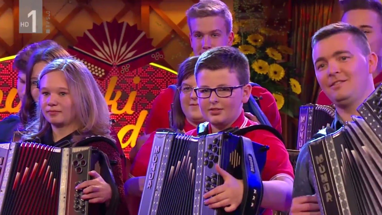 Harmonikarski orkester Primoža Zvira - Siva pot (Slovenski pozdrav, 1. 4. 2016)