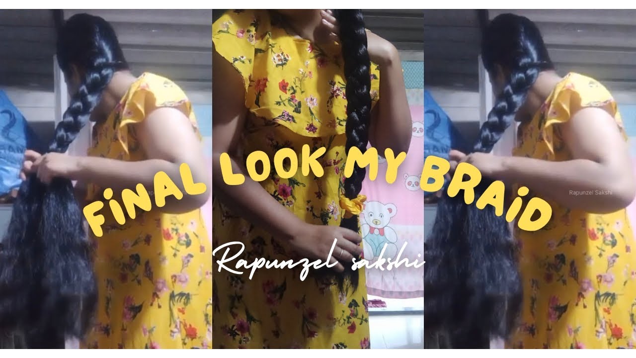 i just try to making tight and THICK longhair BRAID | bcz i have very thick and longhair | Part - 2