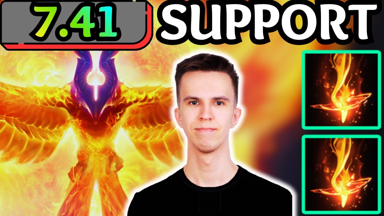 🔥 New PATCH 7.41 Panto PHOENIX Hard Support &mdash; Dying Light Innate 🔥 Dota 2 Support