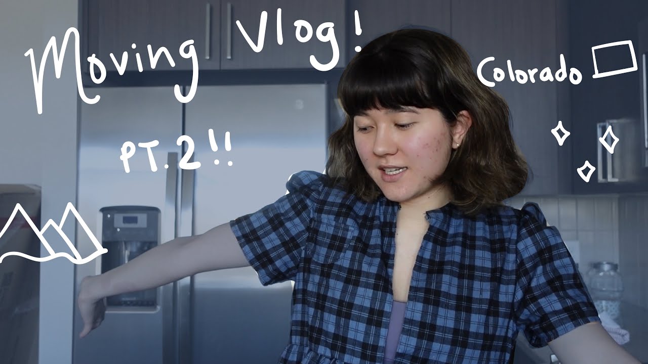 MOVING VLOG part 2!! setting up flat, going to trader joe's, being sleep deprived
