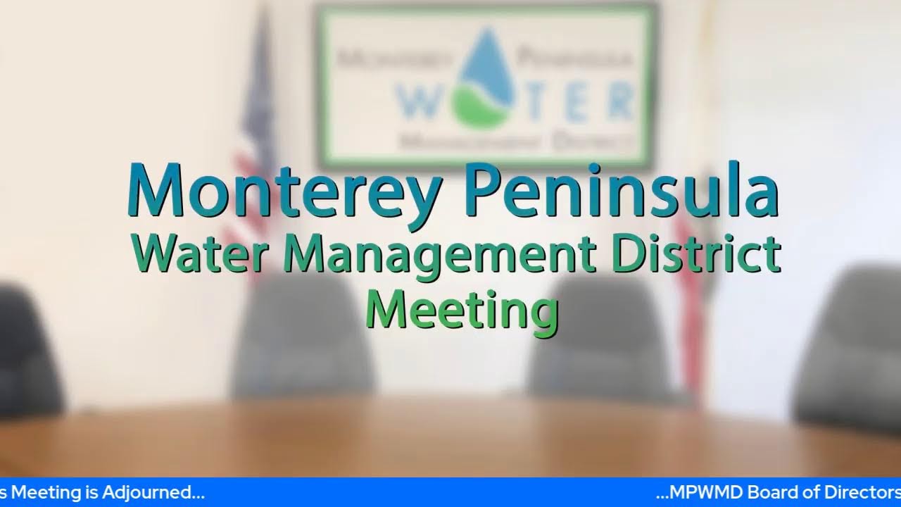 MPWMD Board of Directors Meeting 3/16/2026