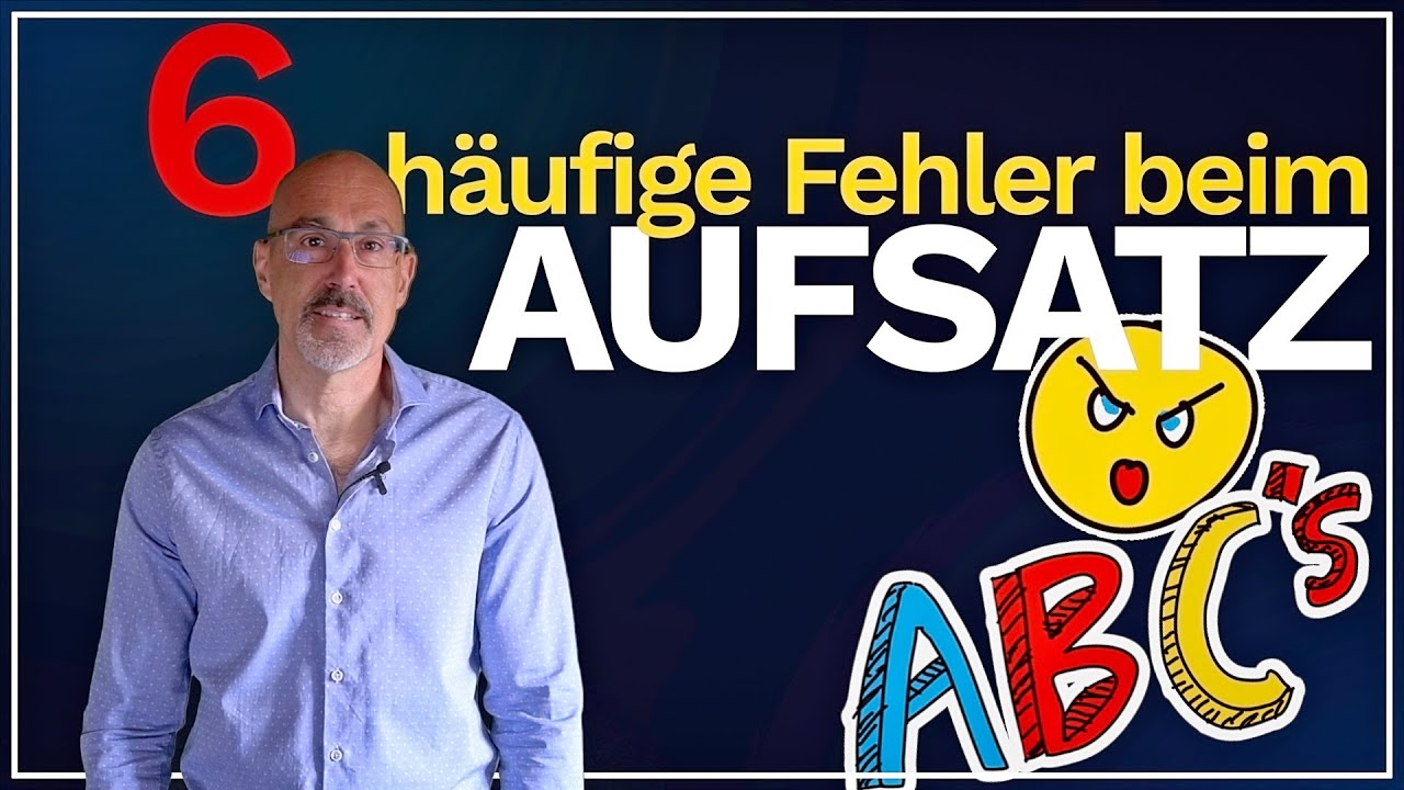 6 häufige Fehler beim Aufsatzschreiben