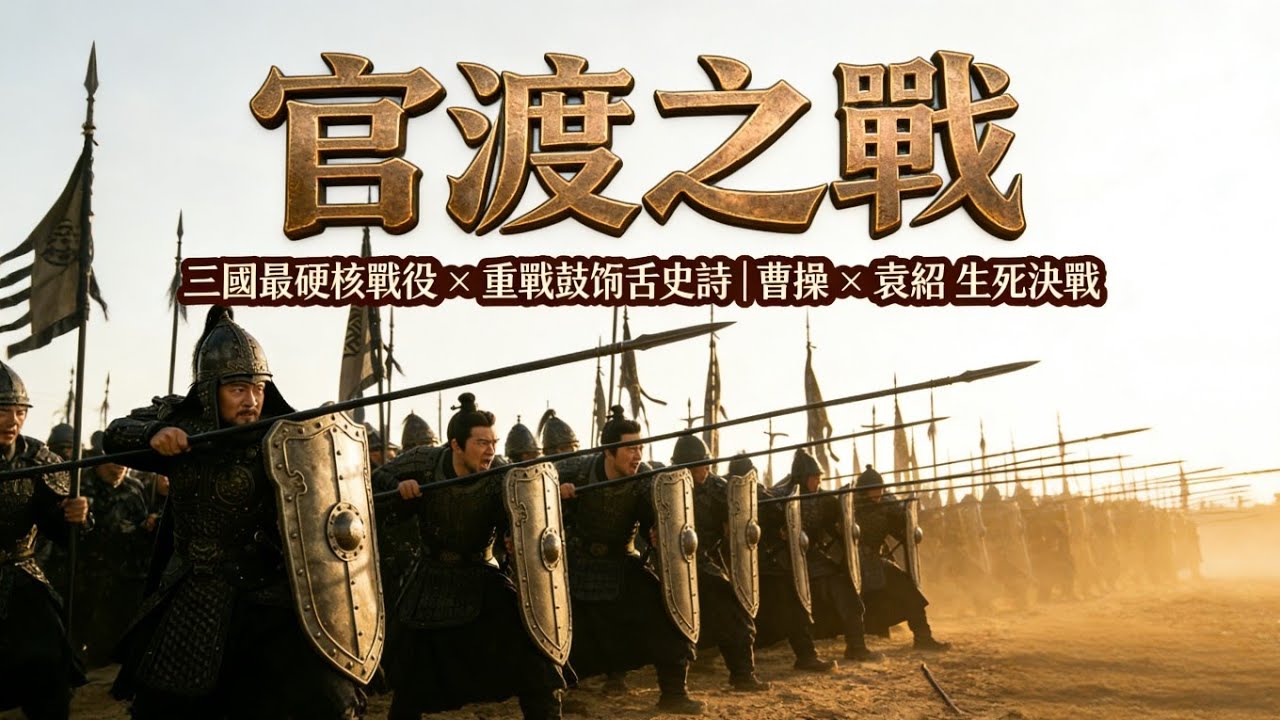《官渡之戰》｜三國最硬核戰役 × 重戰鼓饒舌史詩｜曹操 × 袁紹 生死決戰 