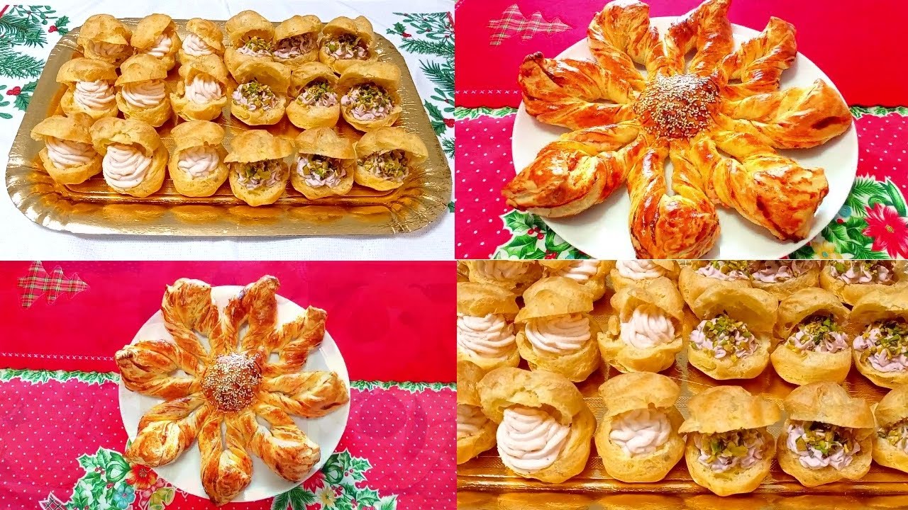 2 ANTIPASTI PER SORPRENDERE GLI OSPITI A NATALE: STELLA DI SFOGLIA AL SAMONE E BIGNÈ SALATI