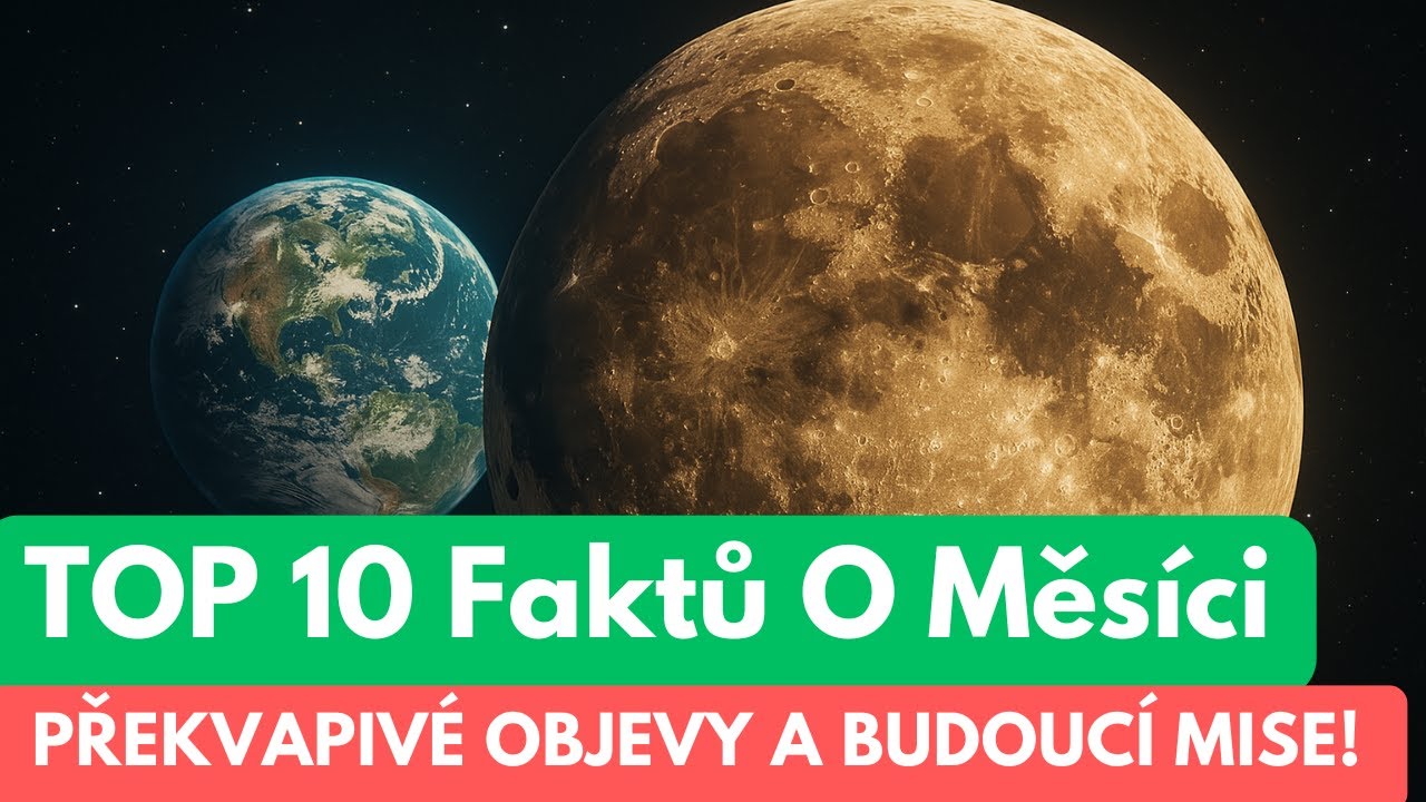 TOP 10 Zajímavých Faktů o Měsíci: Od Obří Srážky po Budoucí Kolonizaci