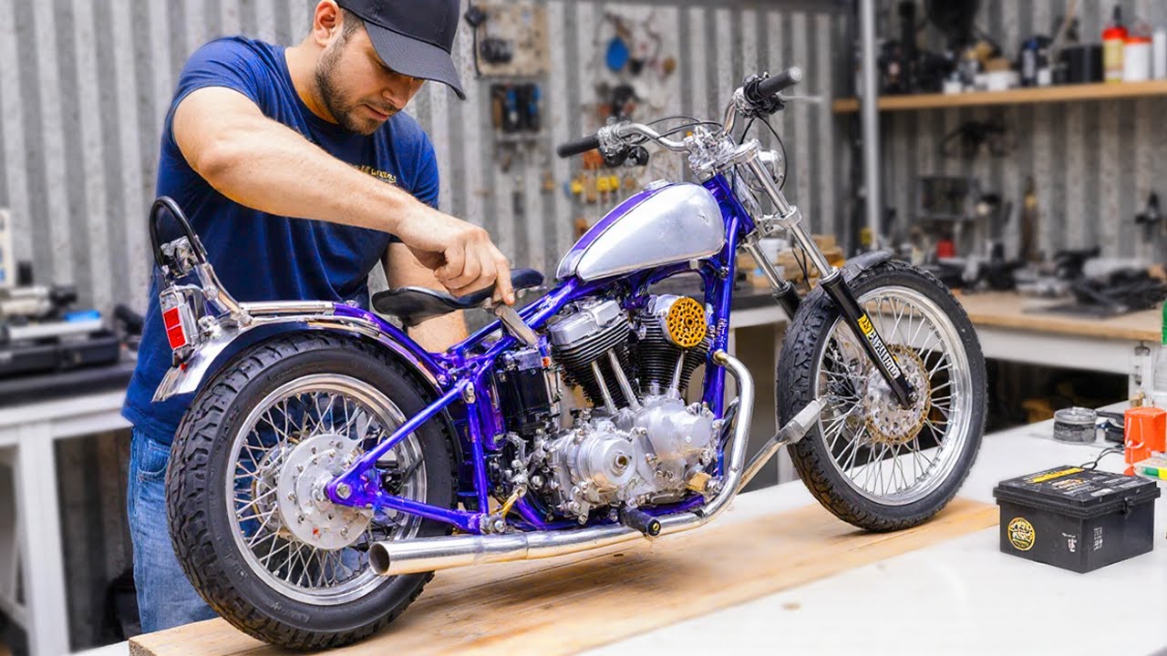 MAN Builds an INCREDIBLE $5,000 Mini Motorcycle With FULLY FUNCTIONAL ENGINE by @Motorizando