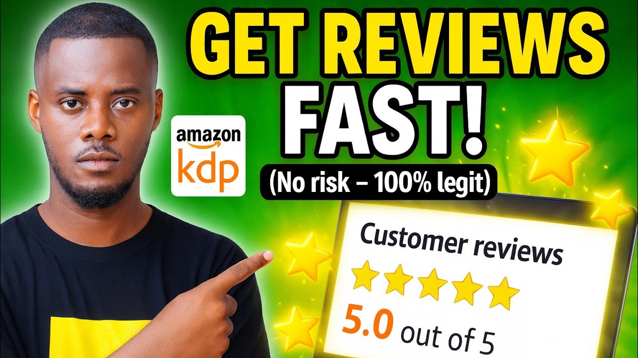 How to Get Reviews Fast on Amazon KDP — The Safe, Legit Way in 2025