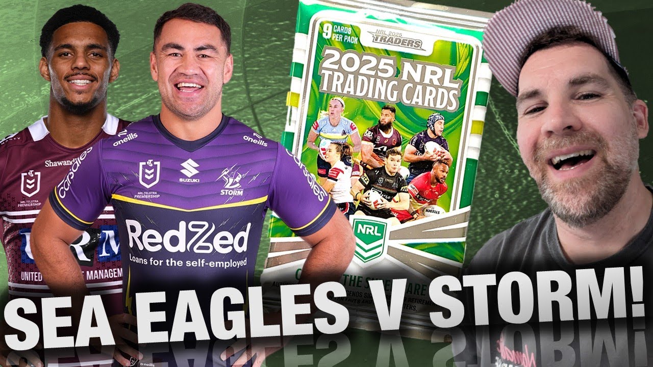 NRL Traders 2025 | Manly V Melbourne Footy Card Battle!